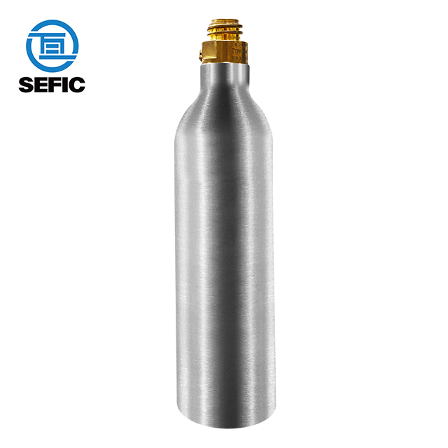 ISO7866 60mm 0.3L 225g TPED CO2 Aluminum Cylinder