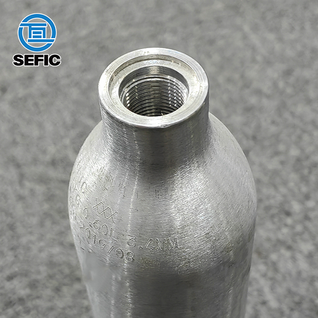 ISO7866 120mm 2L 1.5kg TPED CO2 Aluminum Cylinder