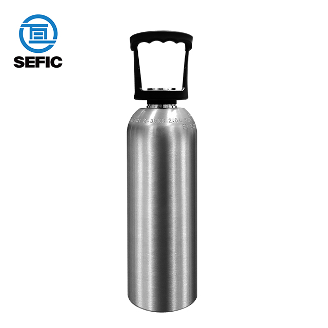 ISO7866 120mm 2L 1.5kg TPED Aluminum Cylinder