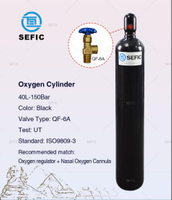 Medical Equipment High Pressure Seamless Steel Industrial Oxygen Cylinder