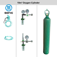 10 M3 Medical Oxygen Cylinder with CGA 540 Valve